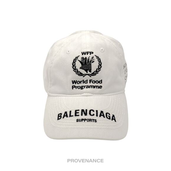 🔴 Balenciaga WFP Cap - White - Picture 1 of 11